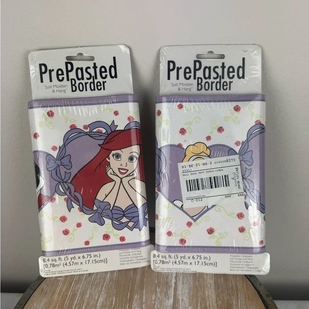 Disney Princess Ariel, Snow White, Belle Wall Border decor border